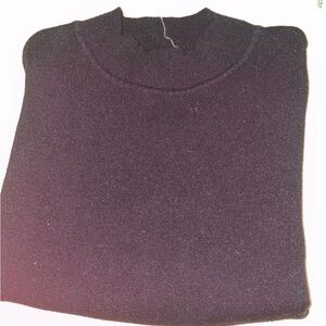 Elegant Black Knit Sweater